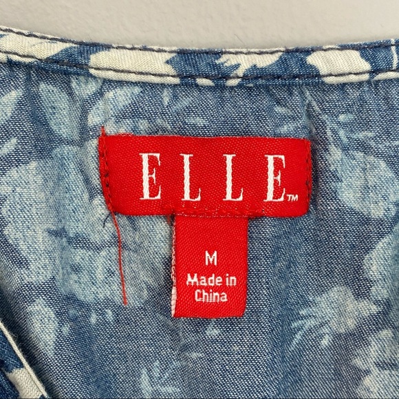 Elle Blue and White Floral Sundress - Picture 4 of 4